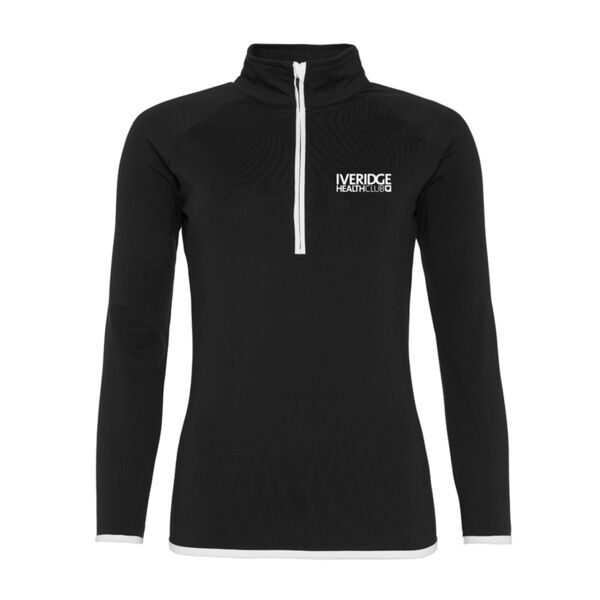Girlie Half Zip Sweat Top Thumbnail