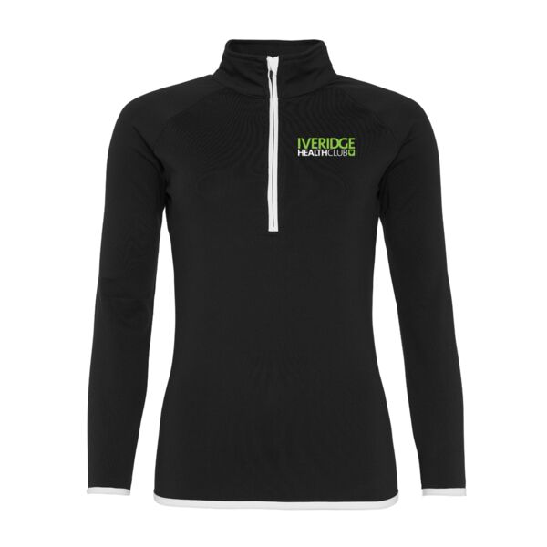 Girlie Half Zip Sweat Top Thumbnail